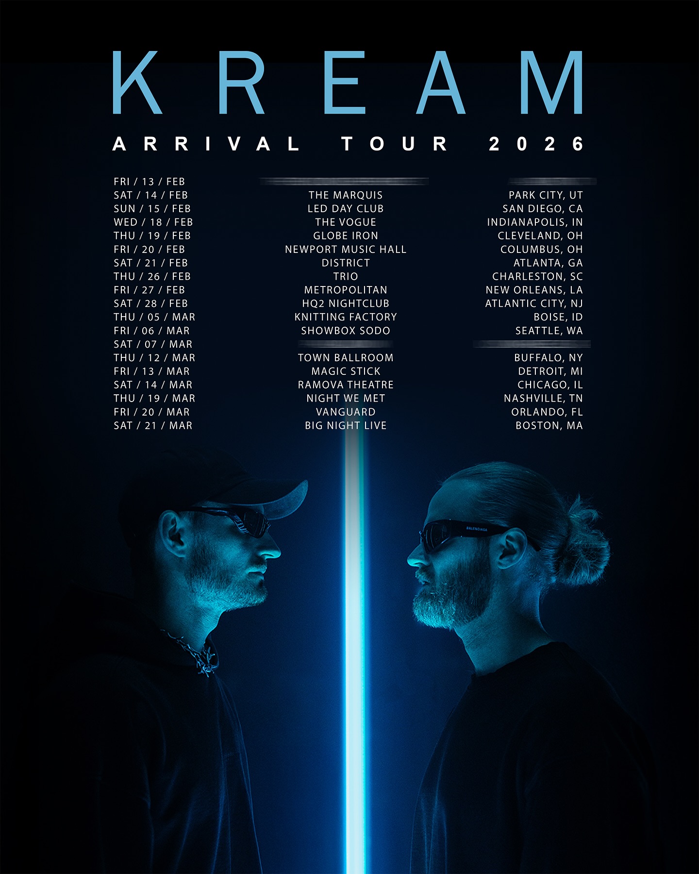 KREAM Tour Poster 2026